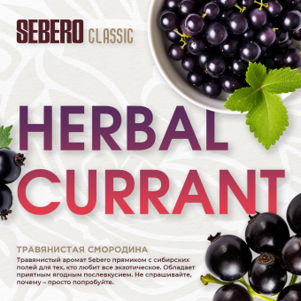 Sebero Herbal Currant 40gr